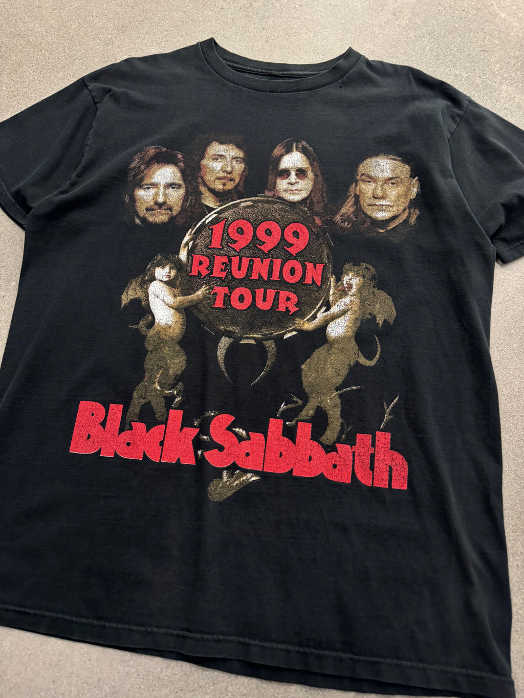 1999 Black Sabbath Reunion Tour With Pantera T-Shirt - XL