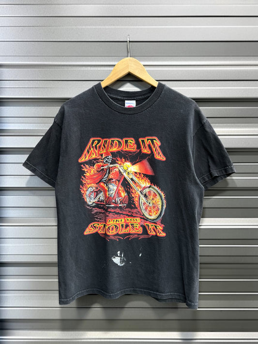 Ride it like you stole it T-Shirt - Size L