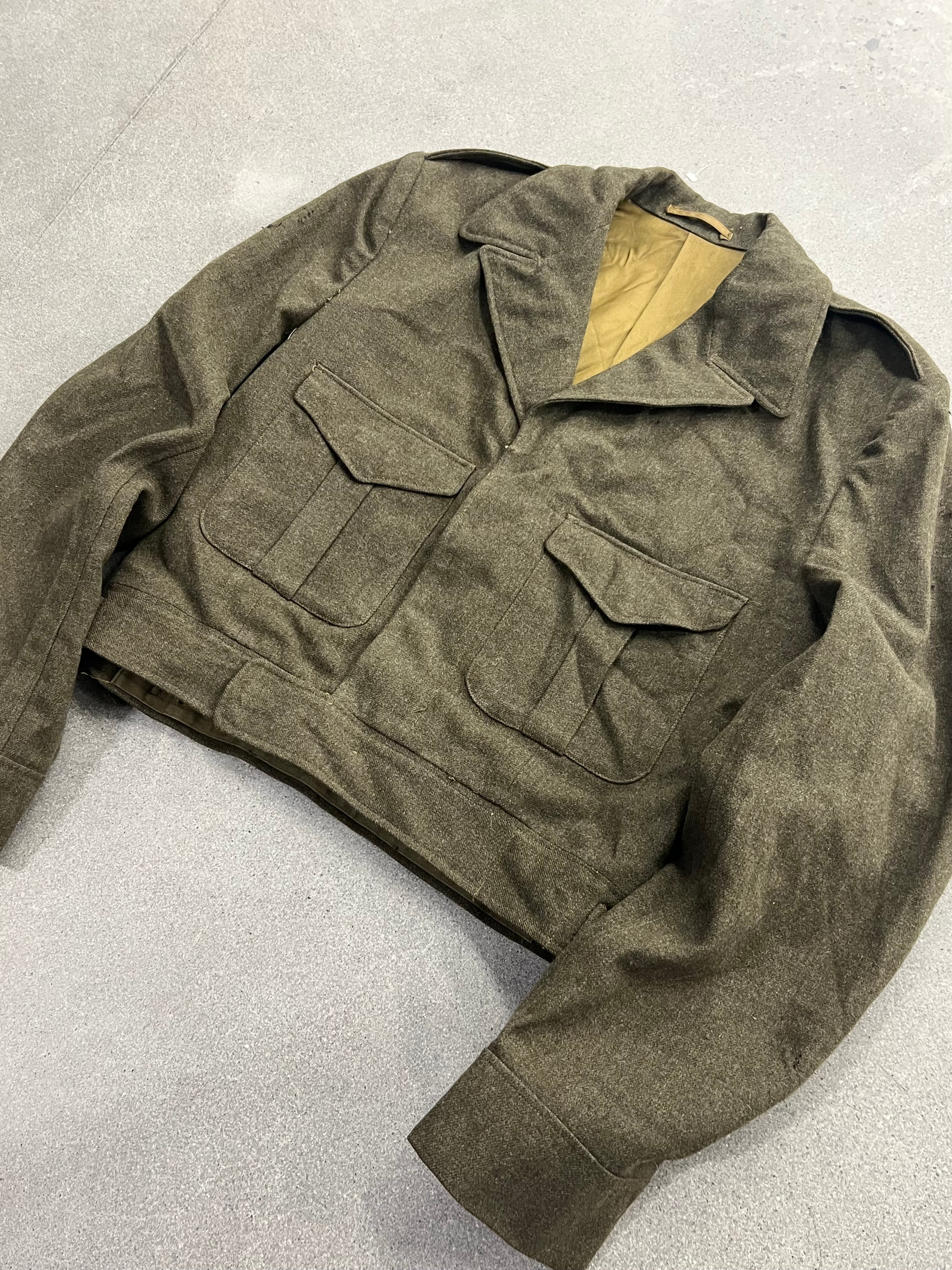 1955 Canadian Military Wool Battledress Jacket - S