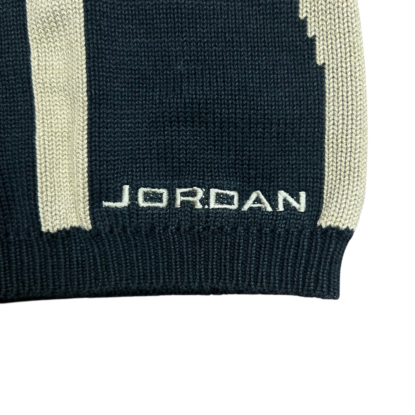Jordan Y2K Black & Beige Beanie