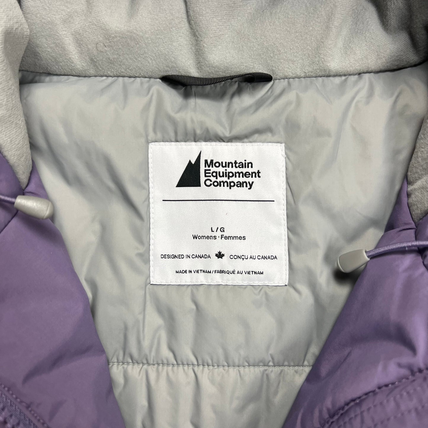 Mountain Equipment Co-op Frostbreaker Purple Parka Jacket - L