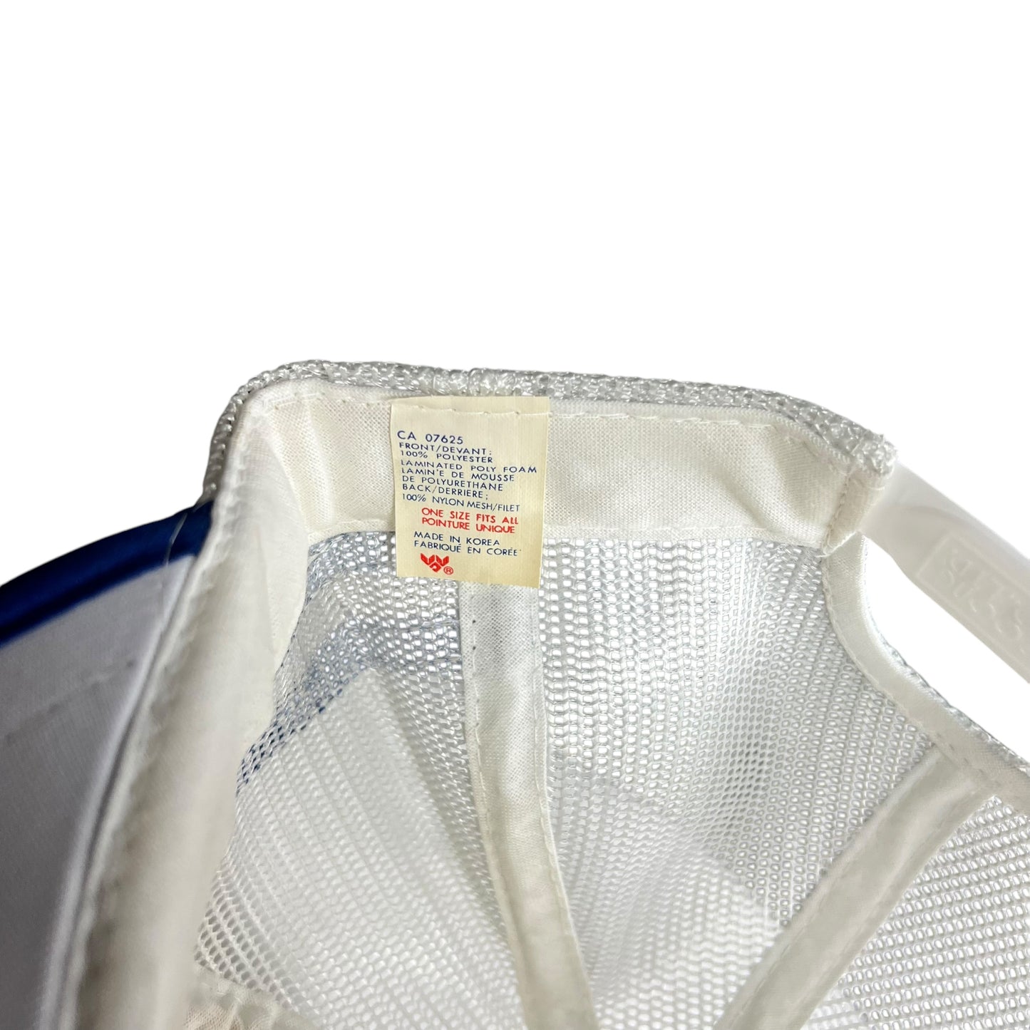 White & Blue SMTC Energy Trucker Hat