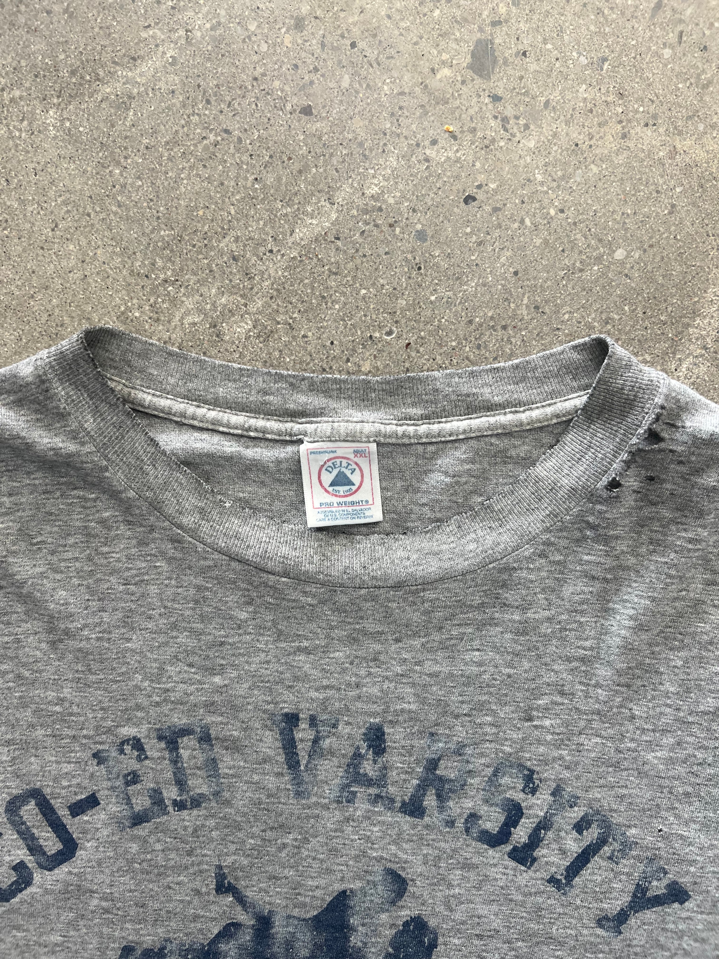 Faded Co-Ed Varsity Wrestling T-Shirt - XXL