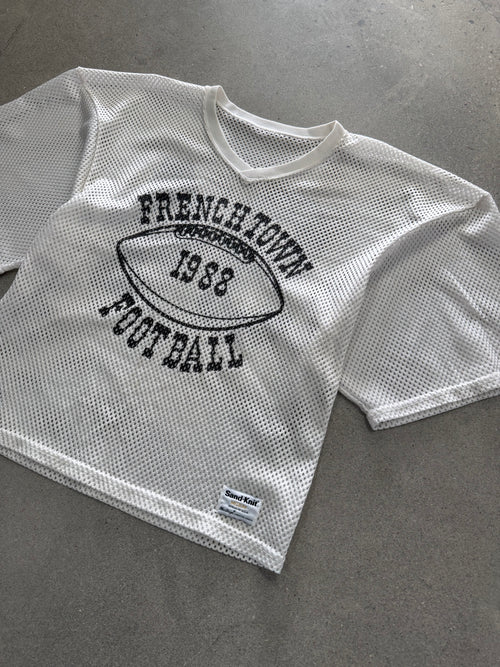 1988 French Town Kurzärmliges Mesh-Trainings-Football-Trikot – M