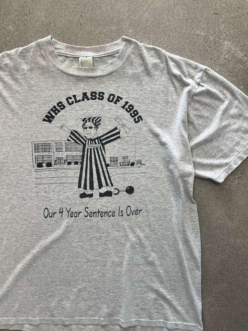 1995 4 Year Sentence Graduation T-Shirt - XL