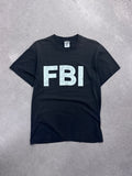 Ausgeblichenes FBI T-Shirt - L