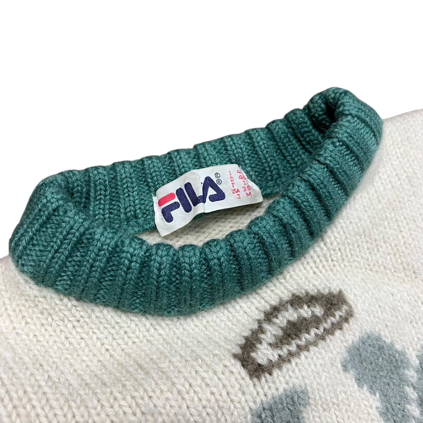 FILA Wool Knit Ski Sweater - XS
