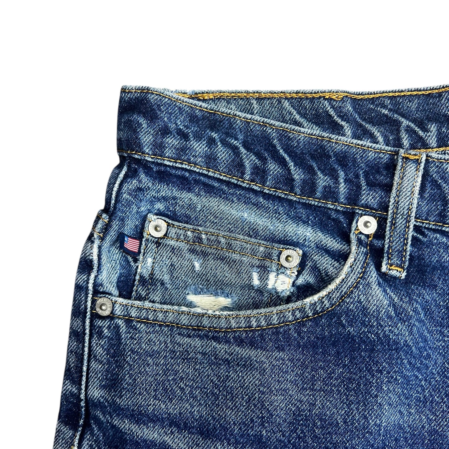 Polo Jeans Co Faded Blue Jeans - 33"