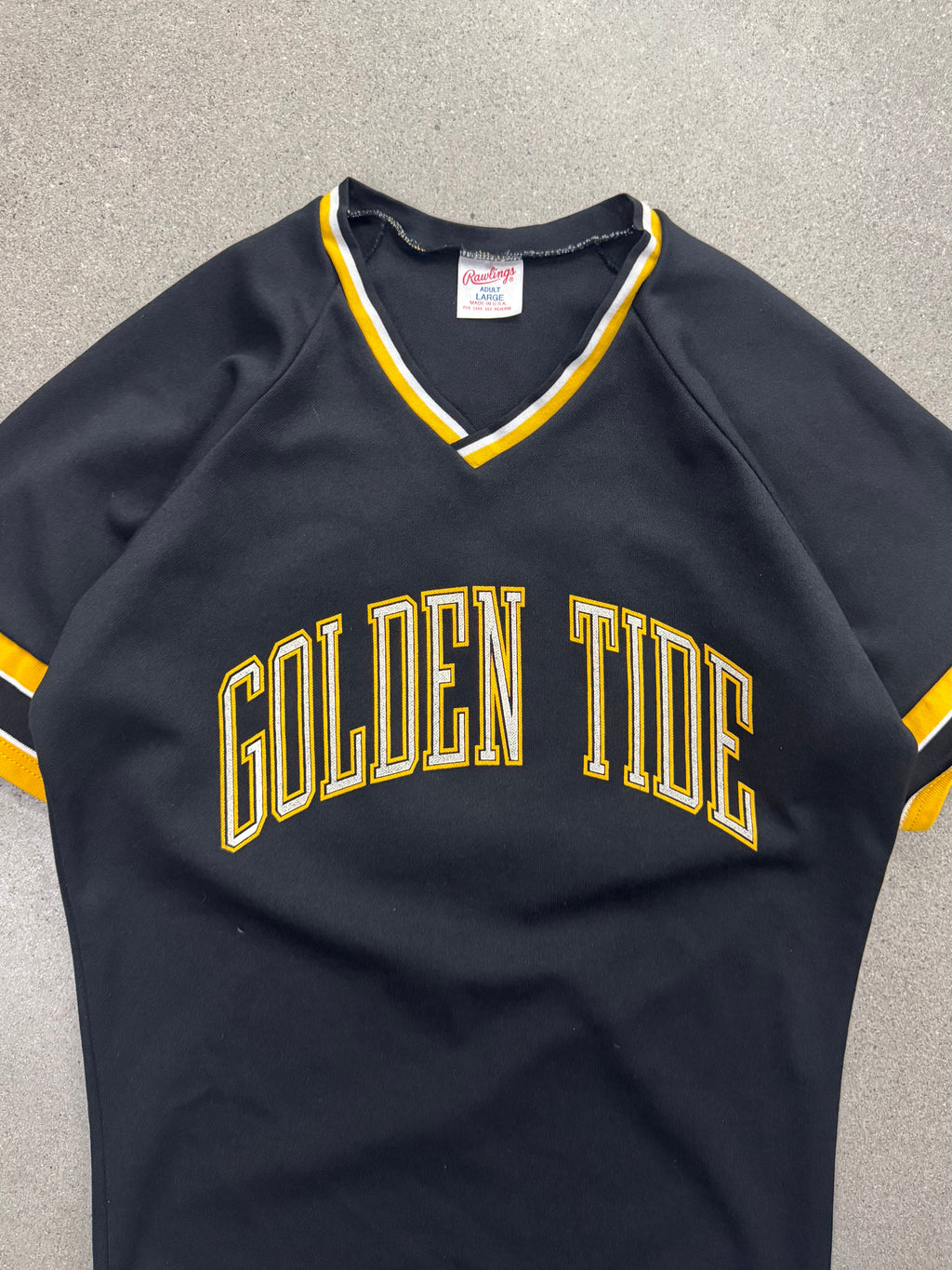 Rawlings Victoria HarbourCats Golden Tide Baseball Jersey - L