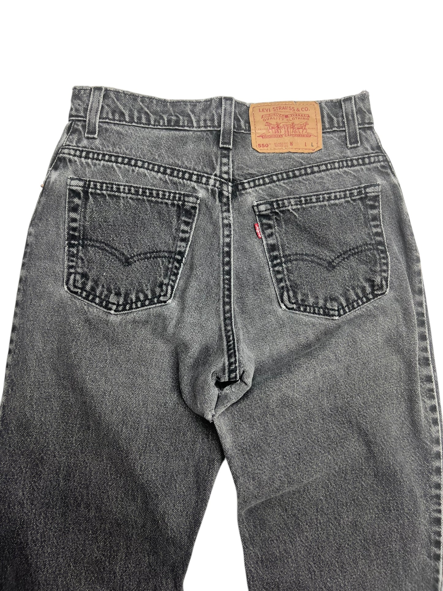 Levi’s Extremely Faded Black 550 Jeans - 26”