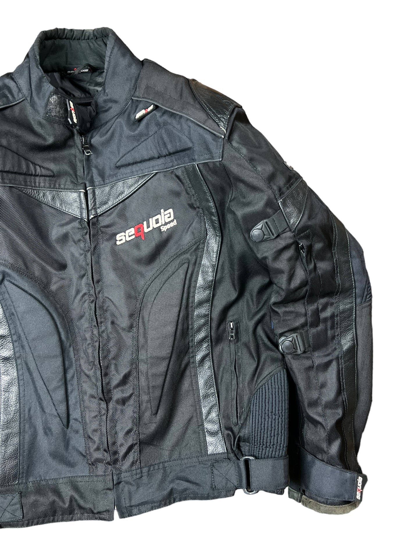 Black Sequola Motorcycle Jacket - M