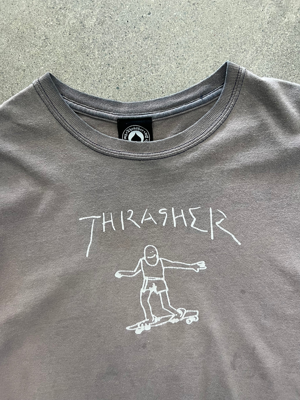 Faded Thrasher Gonz Skate T-Shirt - L
