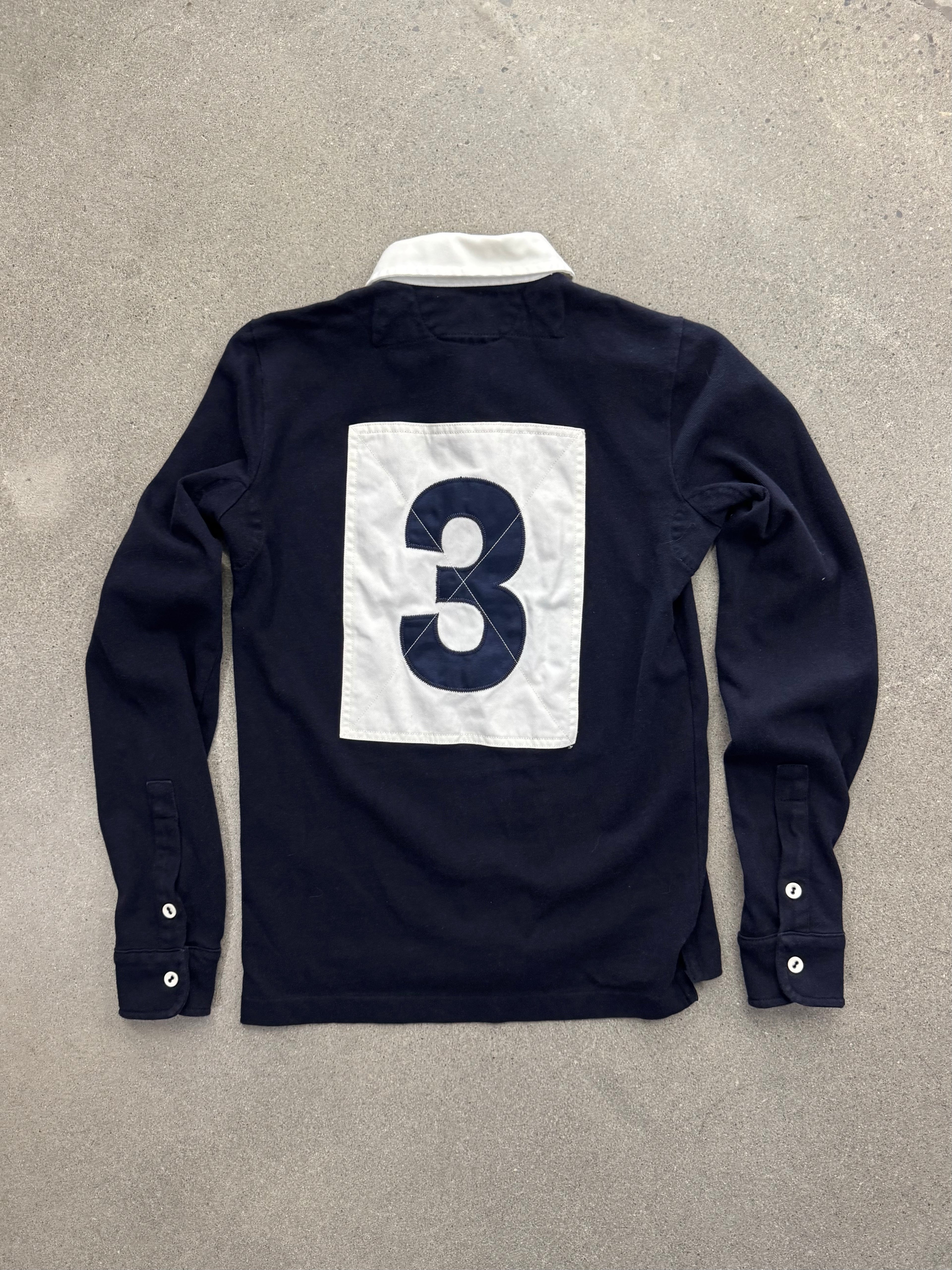 Ralph Lauren Collegiate Crest Rugby Shirt - S
