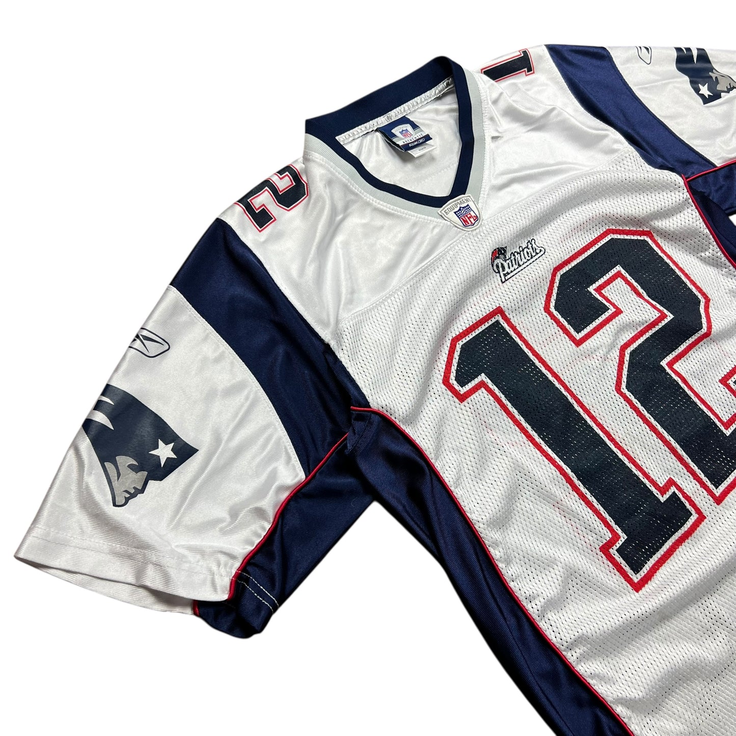 Reebok New England Patriots Cropped NFL Jersey - M