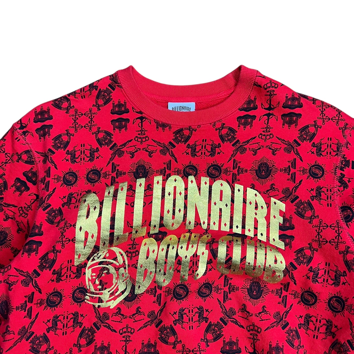 Billionaire Boys Club Red Crewneck - S