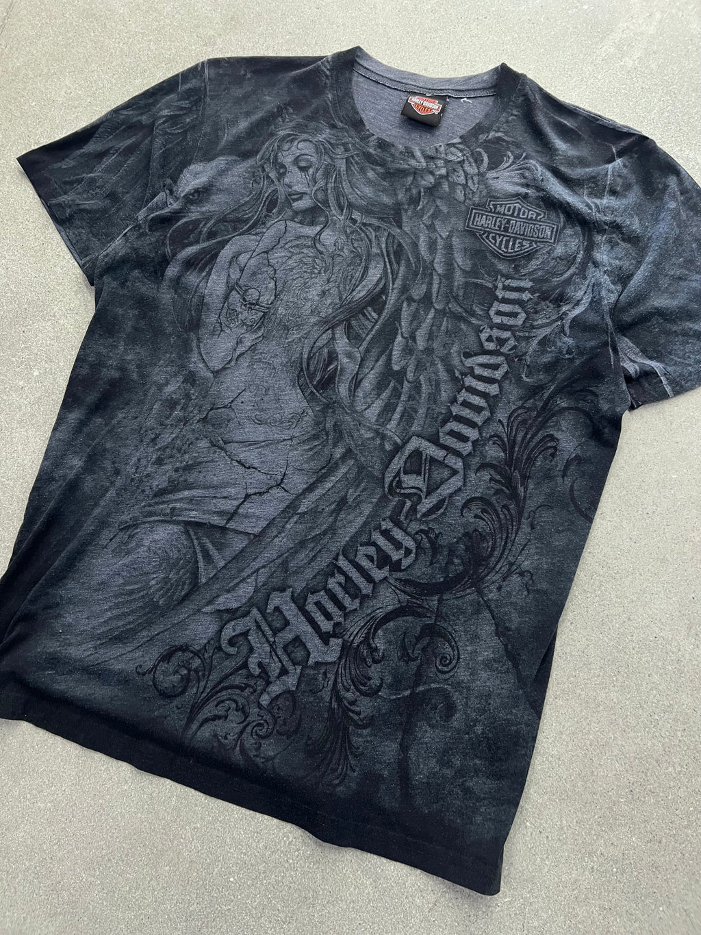 Harley-Davidson Gothic Angel T-Shirt - XL