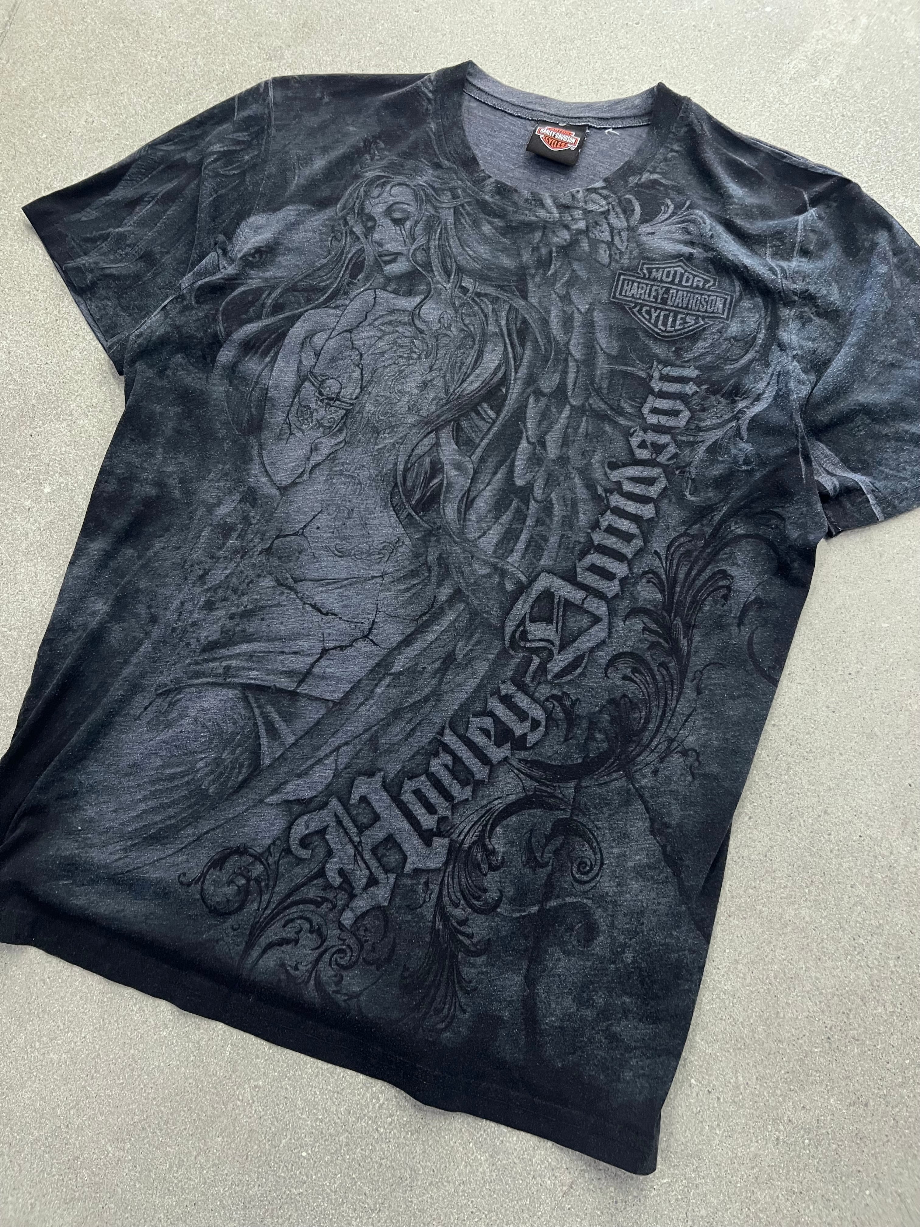Harley-Davidson Gothic Angel T-Shirt - XL
