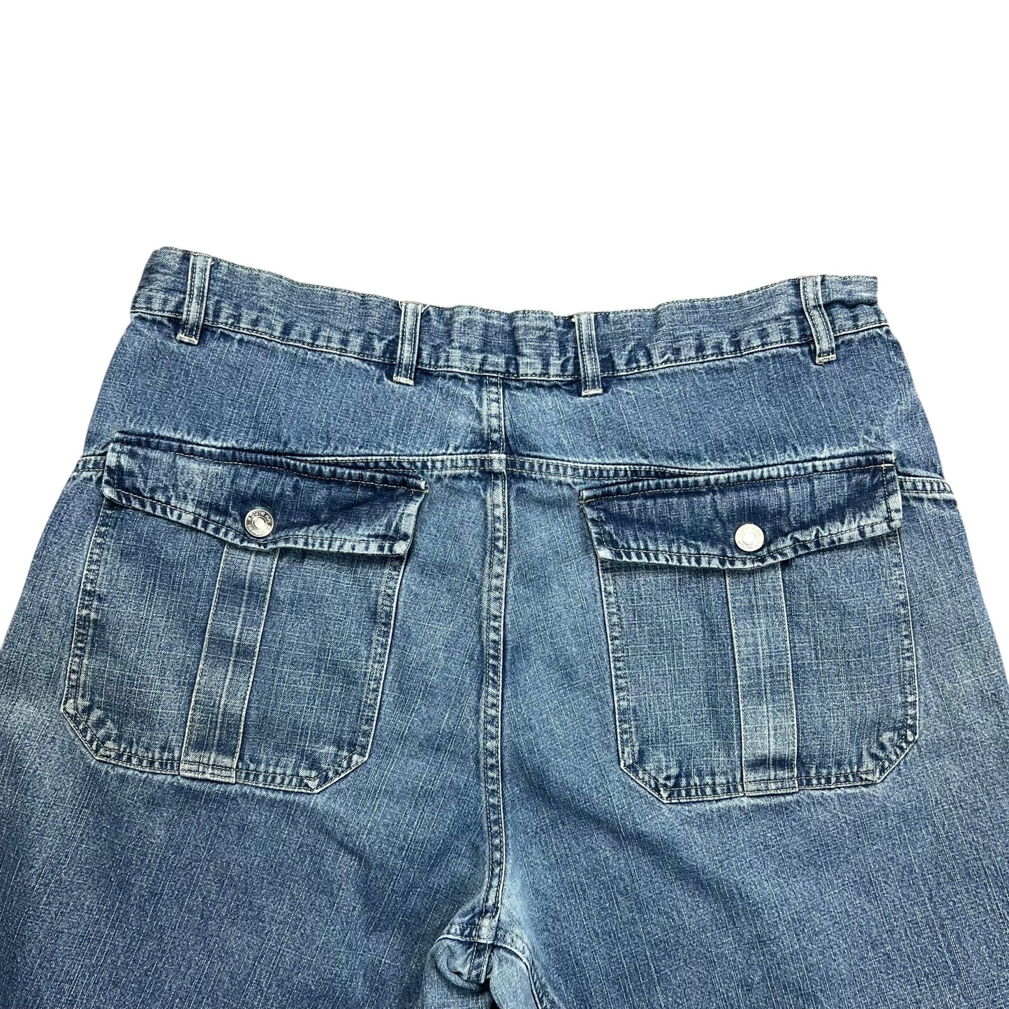 Route 66 Faded Blue Jean Shorts - 36”