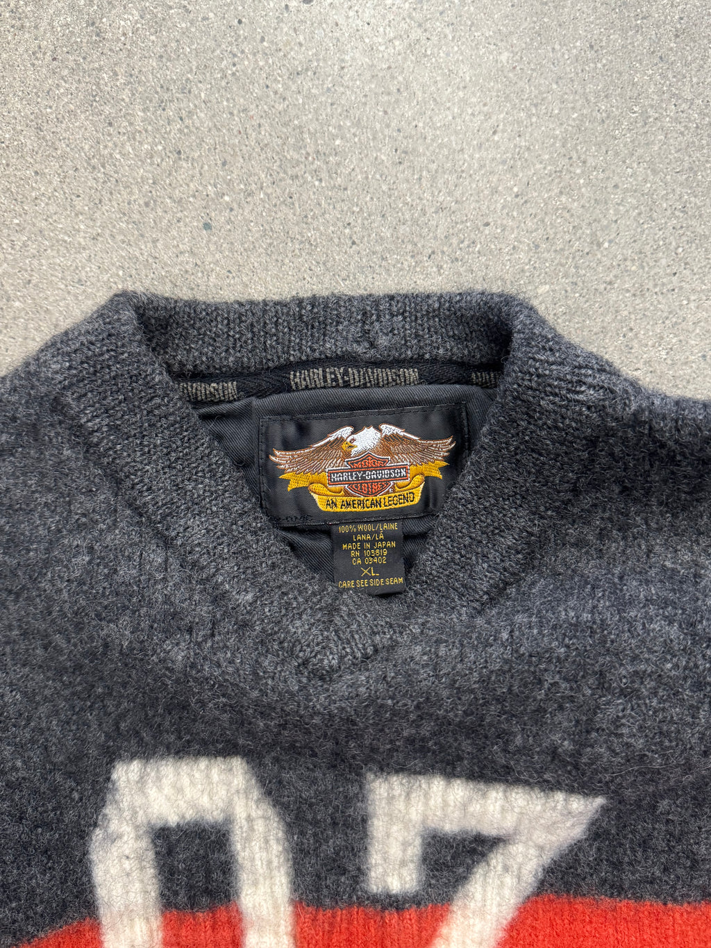 Harley-Davidson Made in Japan 03 Wool Sweater - L