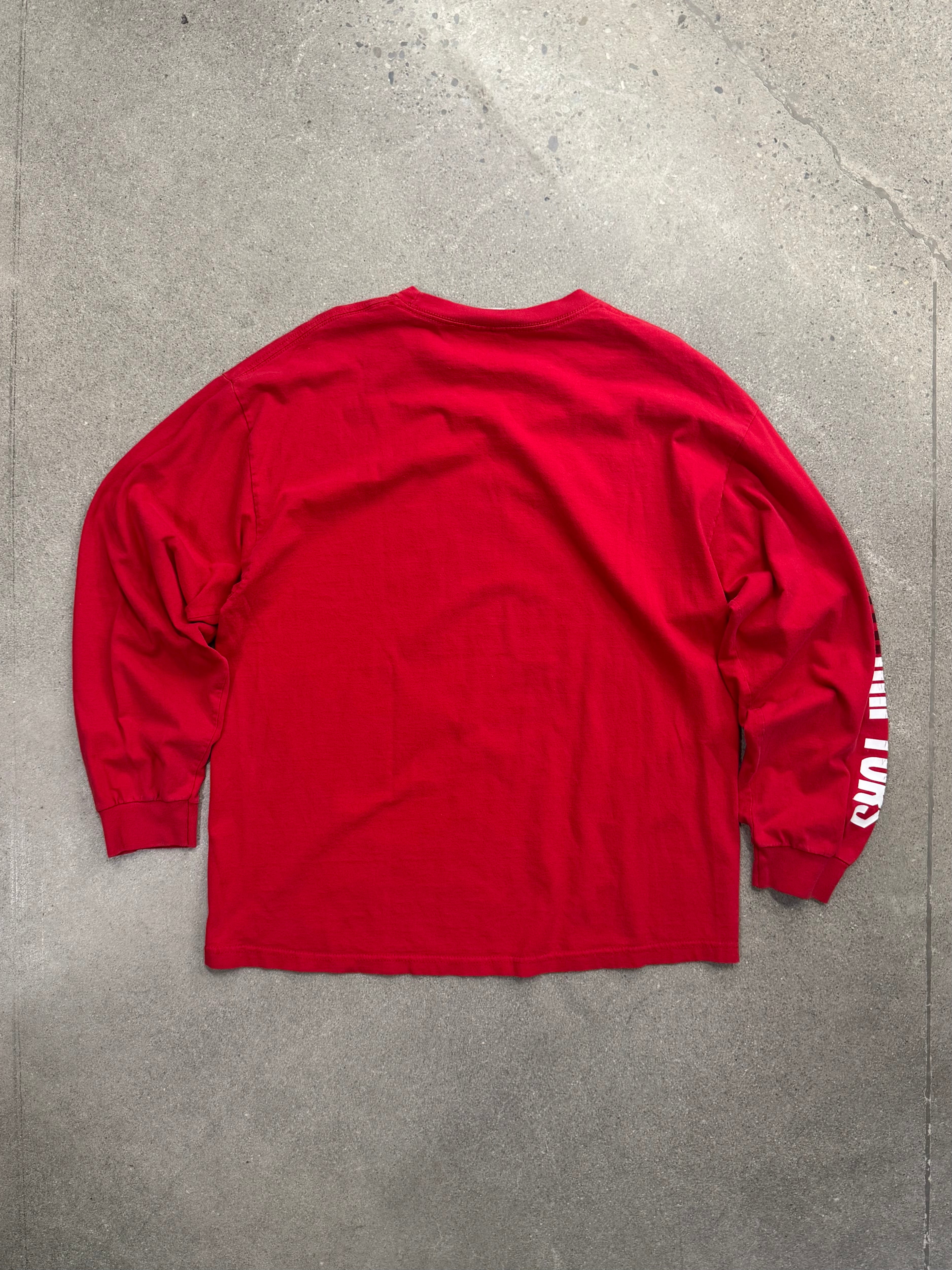 Nike Toronto Raptors Middle Swoosh Long Sleeve Shirt - L