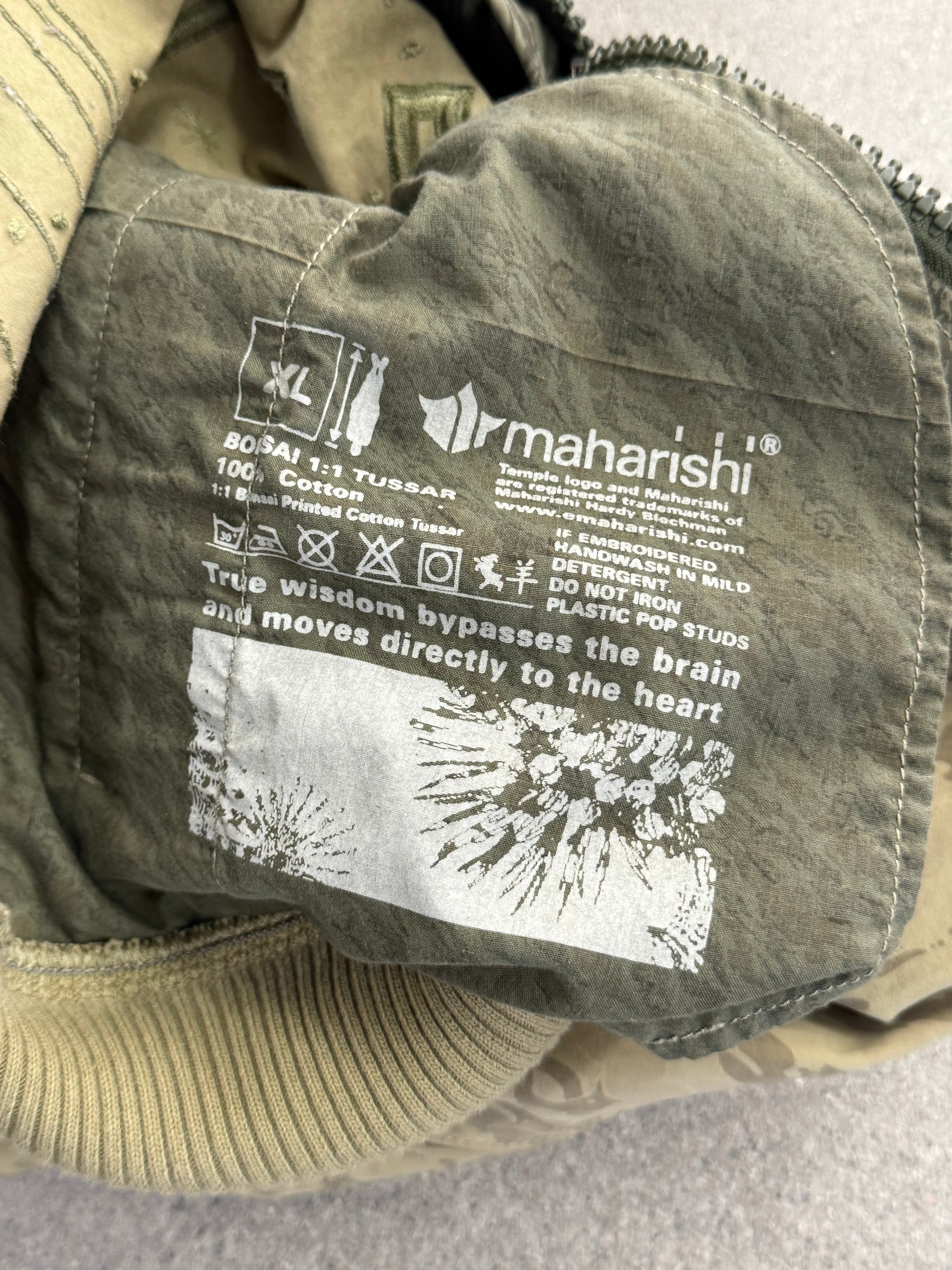 Maharishi Maha Odyssey Tour Bonsai Bomber Jacket - XL