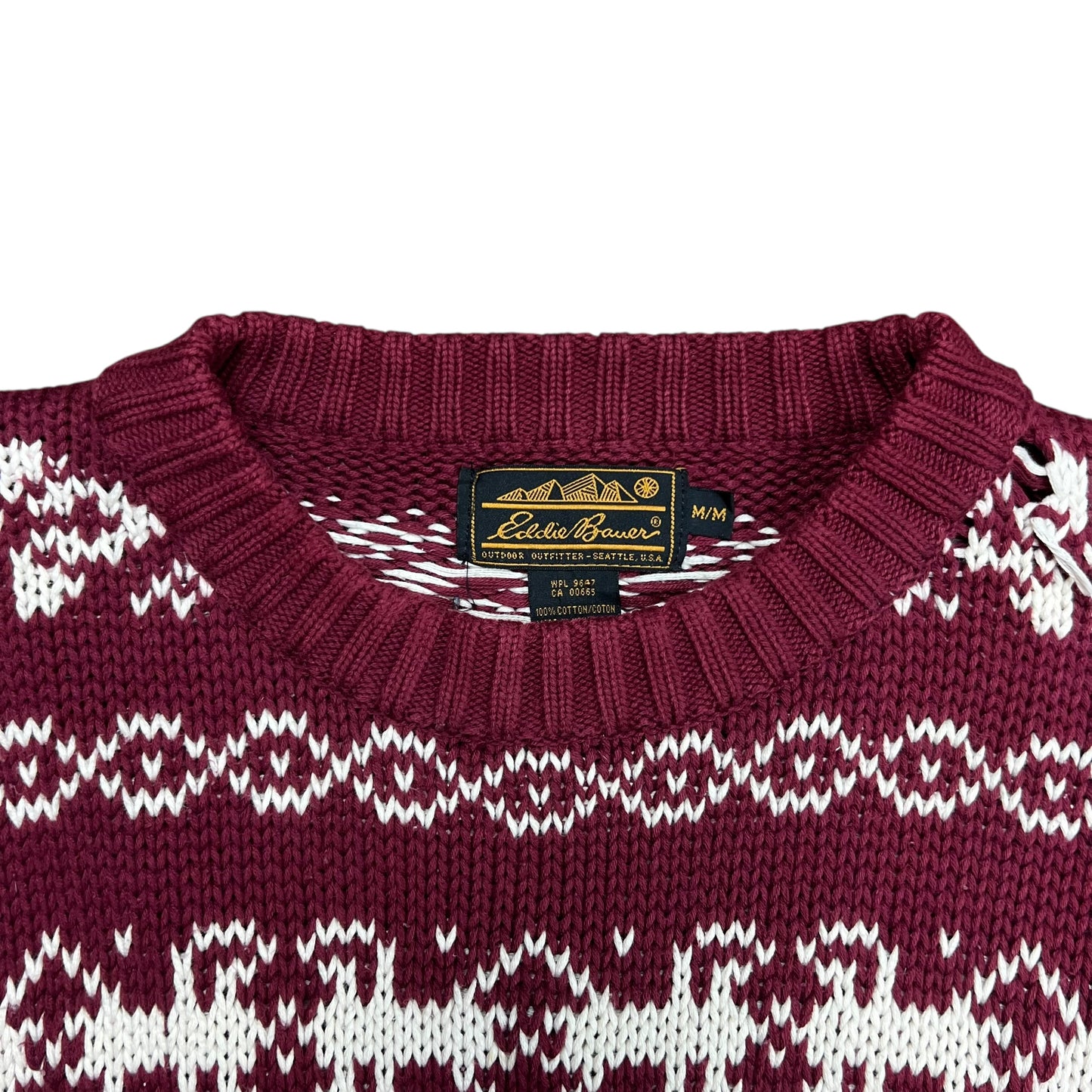 Eddie Bauer Christmas Knit Sweater - L