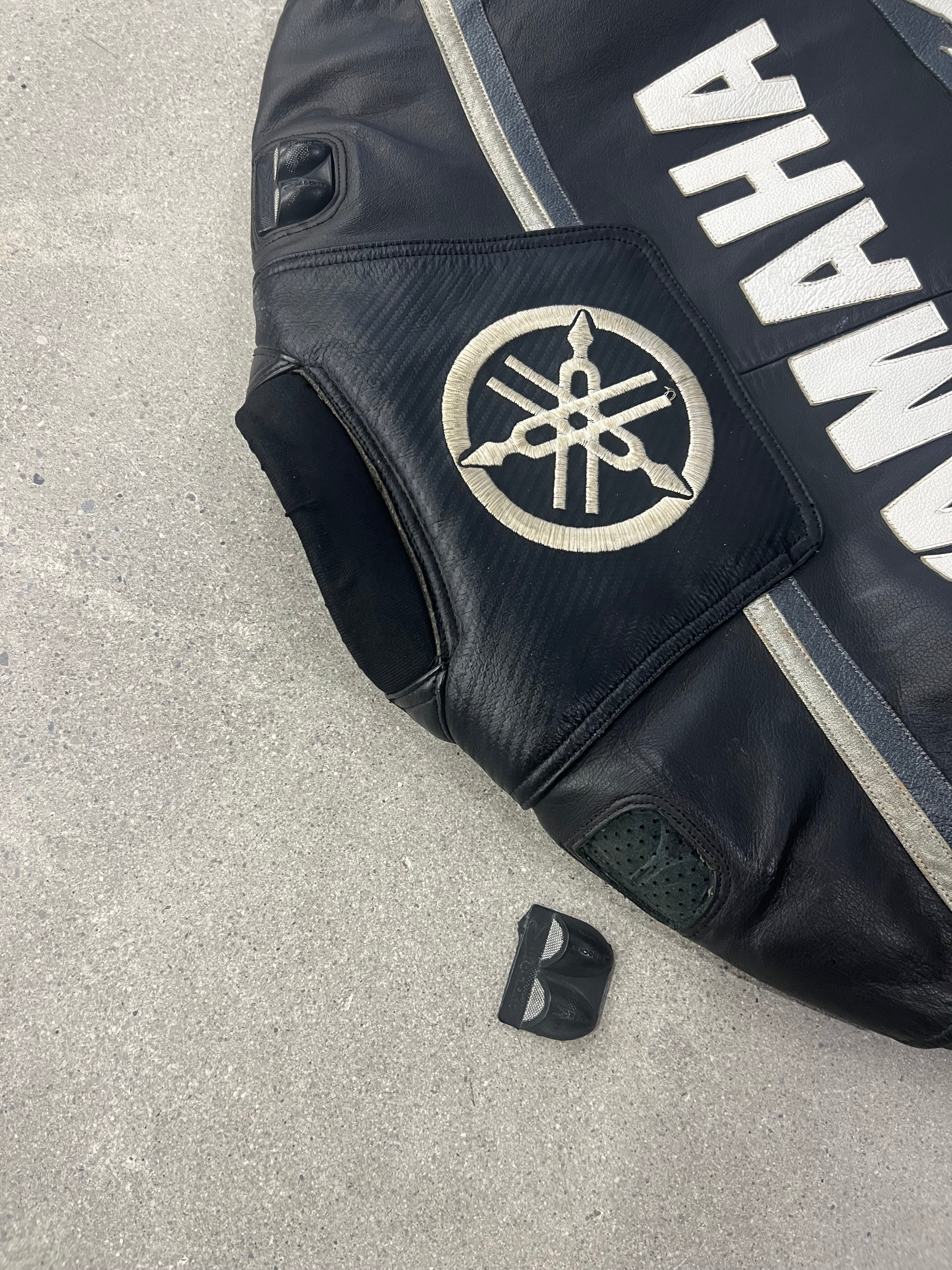 Yamaha Leather Motorcycle Jacket - L