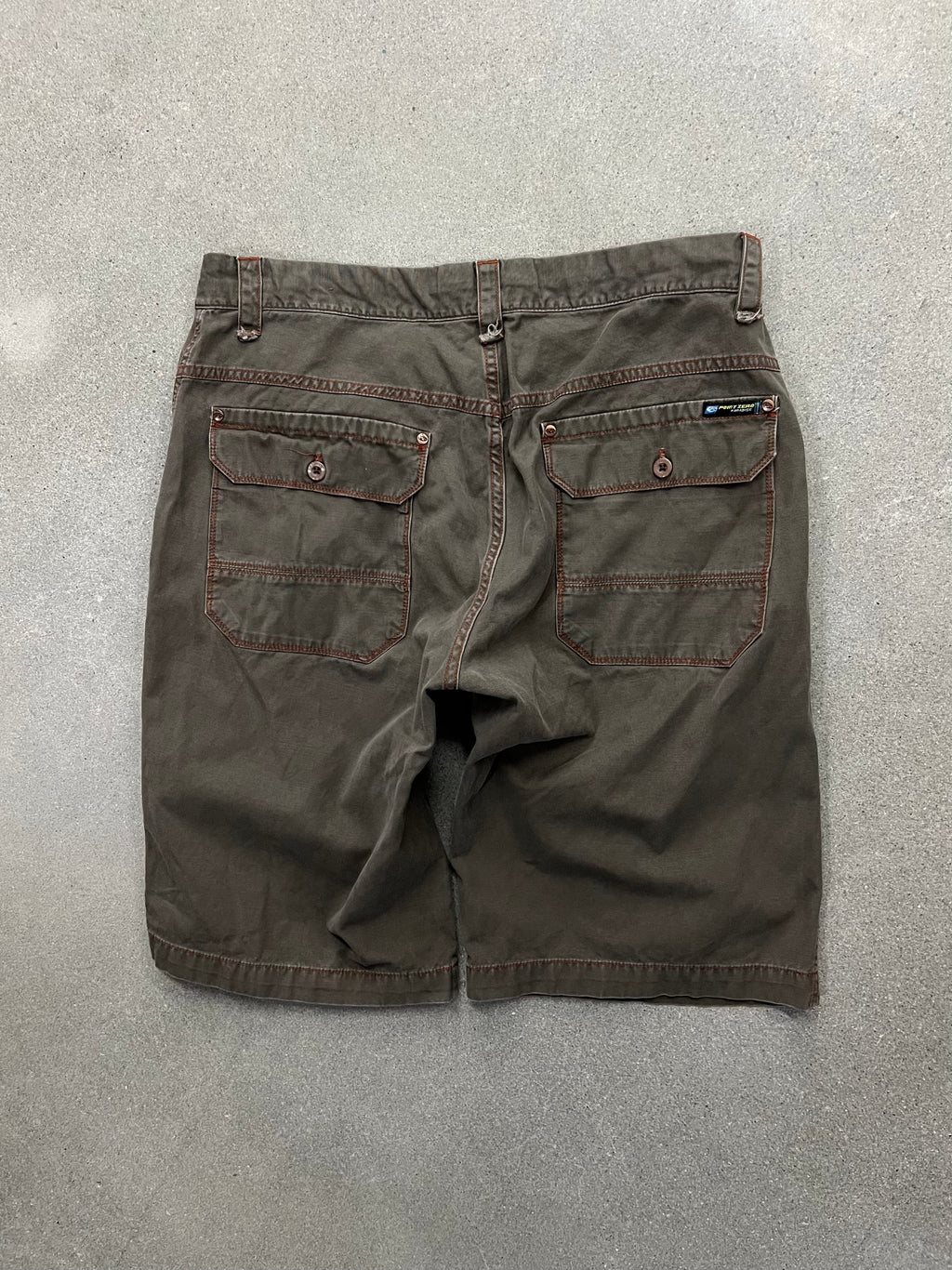 Point Zero Paradise Contrast Stitch Shorts - 36”