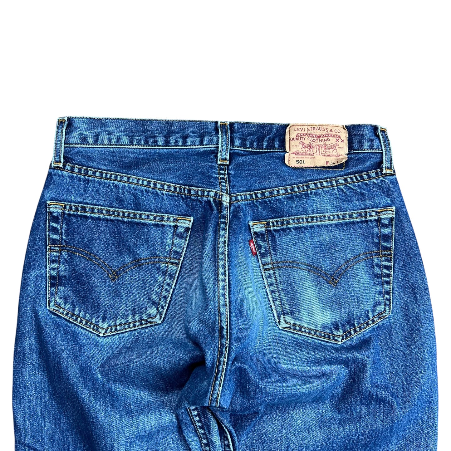Levi's 501XX Faded Blue Jeans - 32"