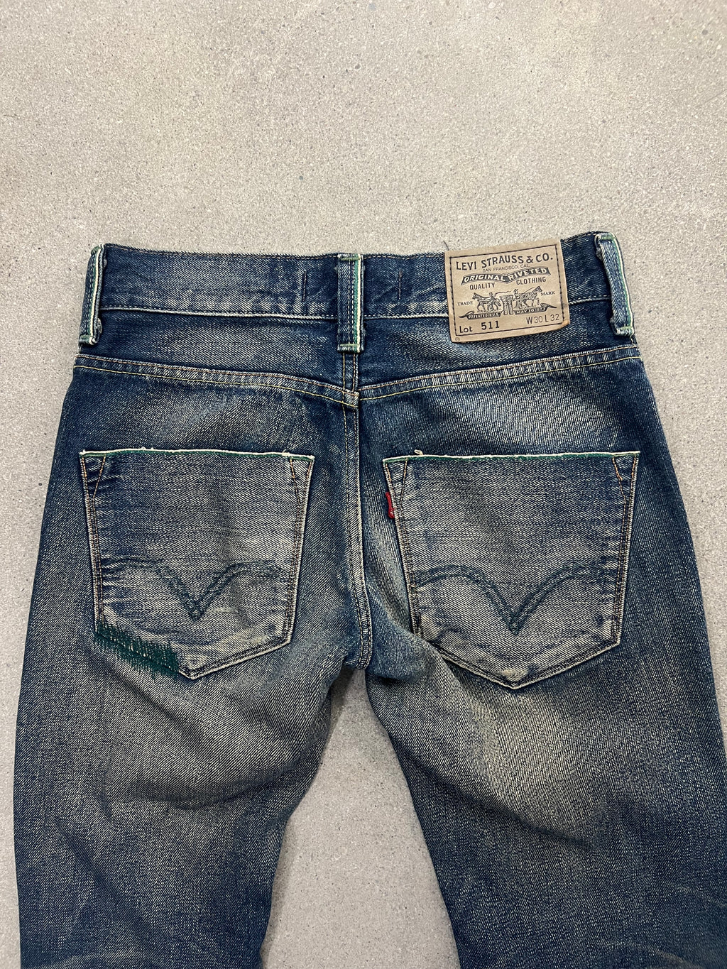 Levi’s 511 Repaired Japanese Selvedge Jeans - 30”