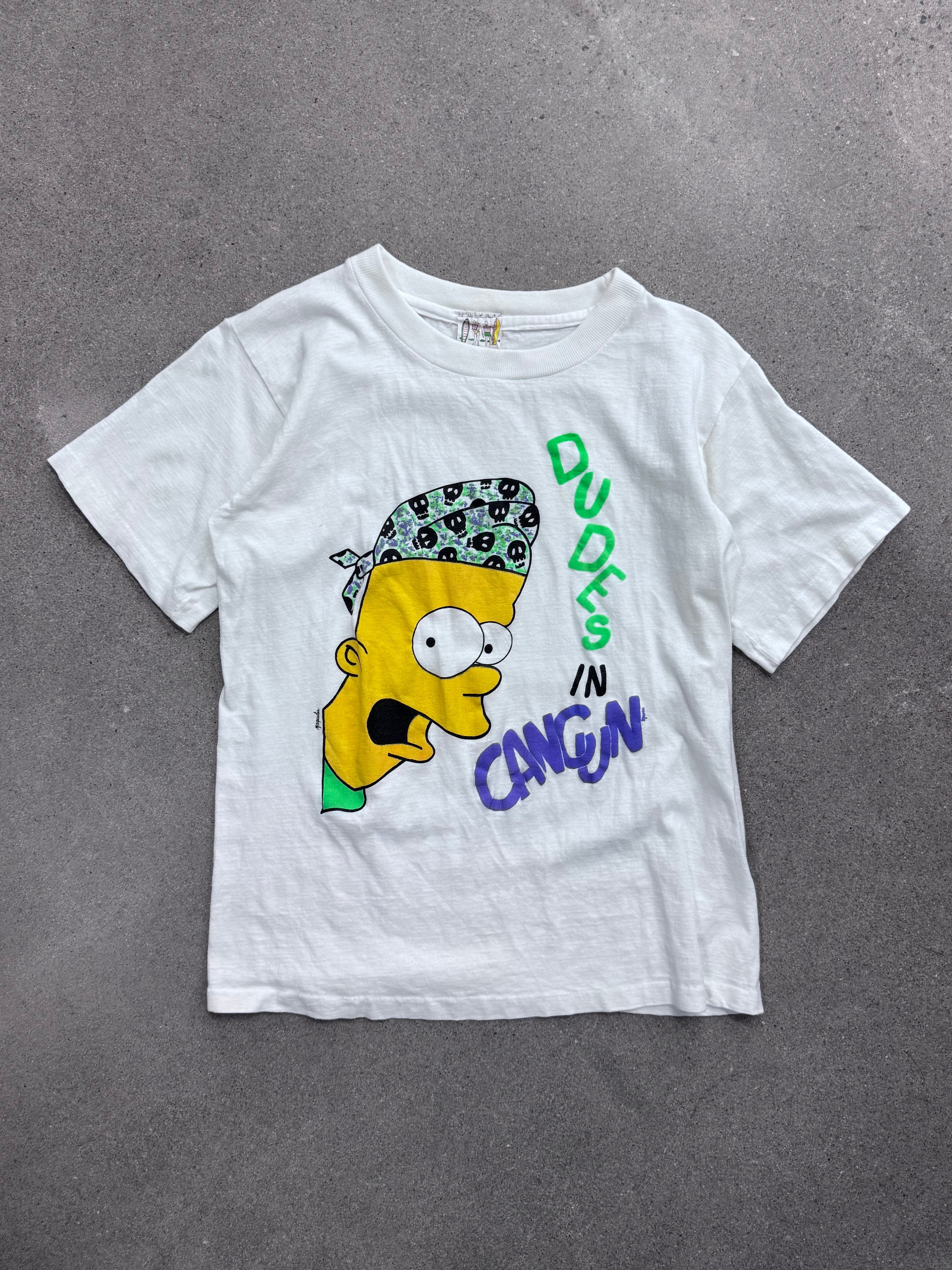 Bart Simpson Dudes in Cancun Vacation T-Shirt - S