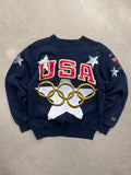 1996 Champion Atlanta Olympics USA Crewneck Sweatshirt - M