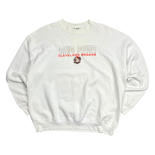Cleveland Brown Dawg Pound NFL Crewneck Sweatshirt - XXL