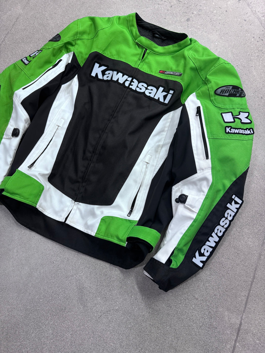 Kawasaki Joe Rocket Racing Motorcycle Jacket - XL