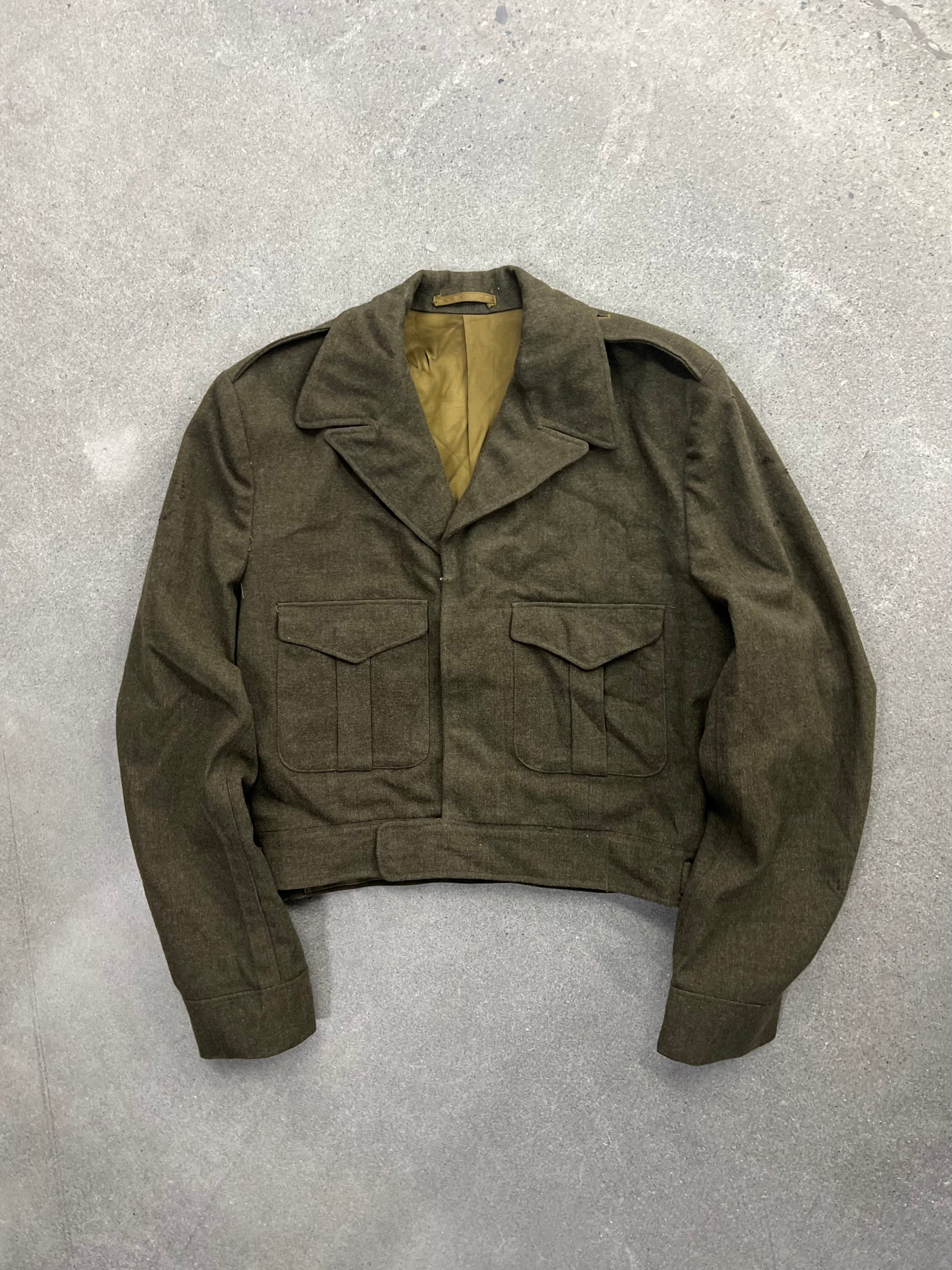 1955 Canadian Military Wool Battledress Jacket - S