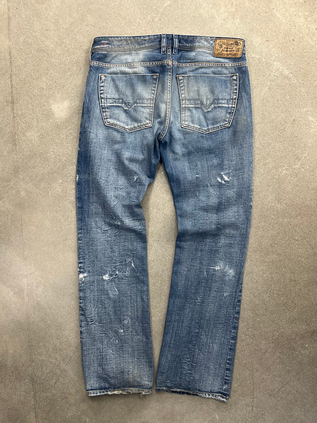 Diesel Distressed Italian Jeans - 36”