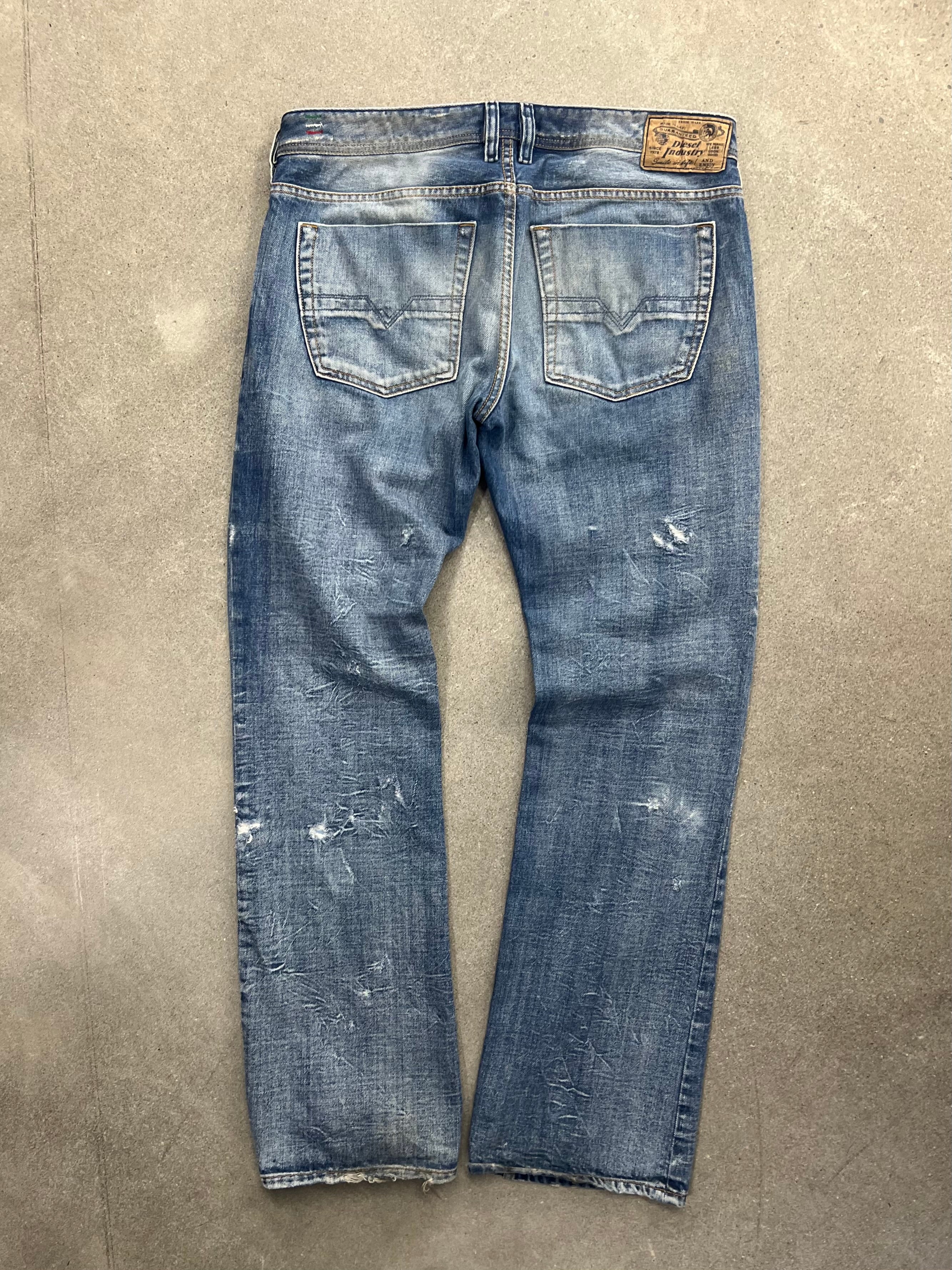Diesel Distressed Italian Jeans - 36”