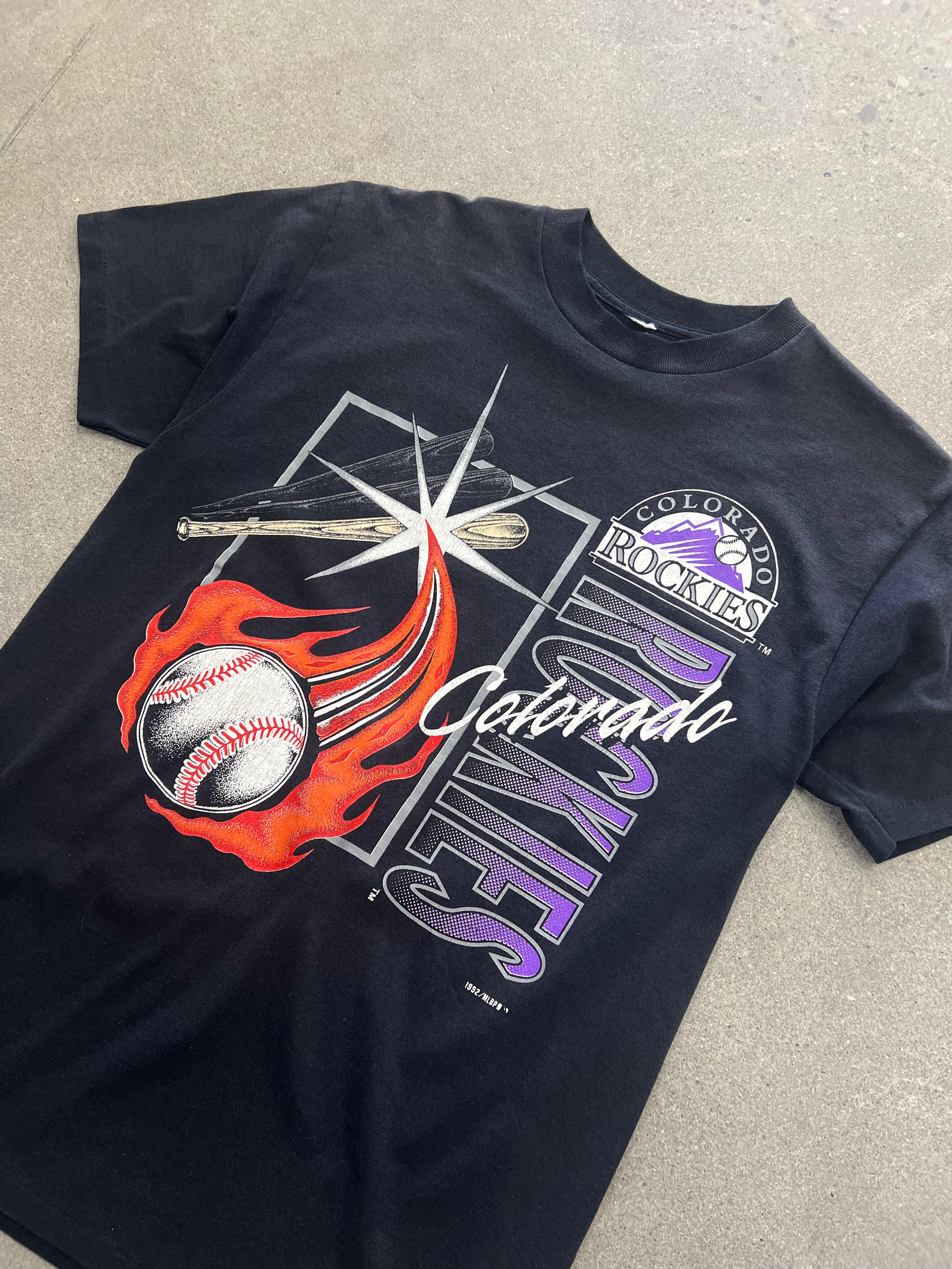 1992 Colorado Rockies MLB T-Shirt - L