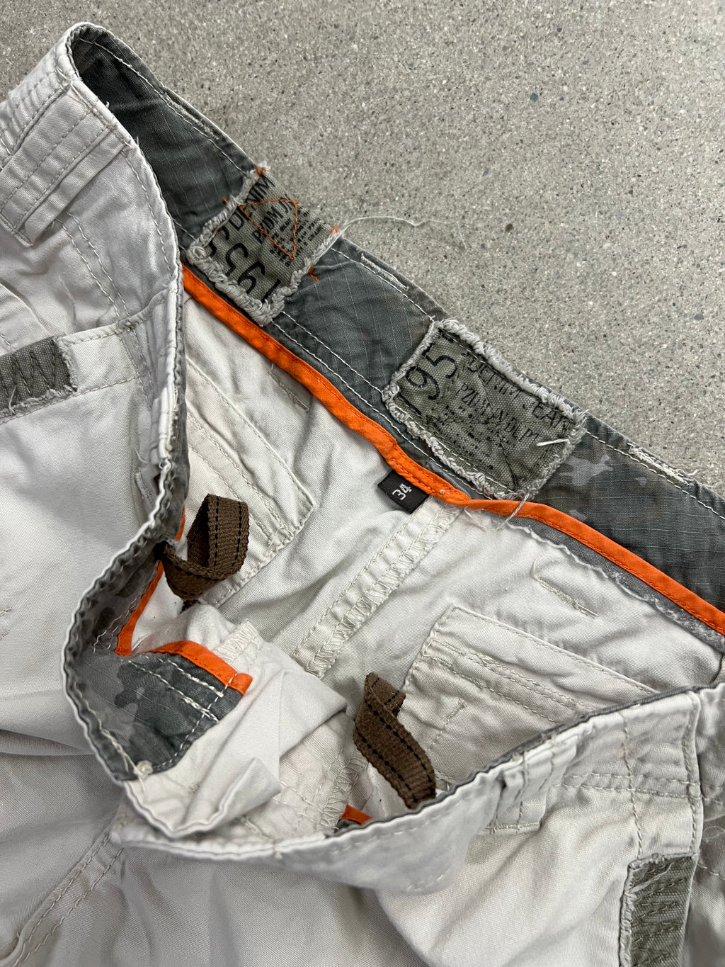 Point Zero Repaired Cargo Shorts - 34”