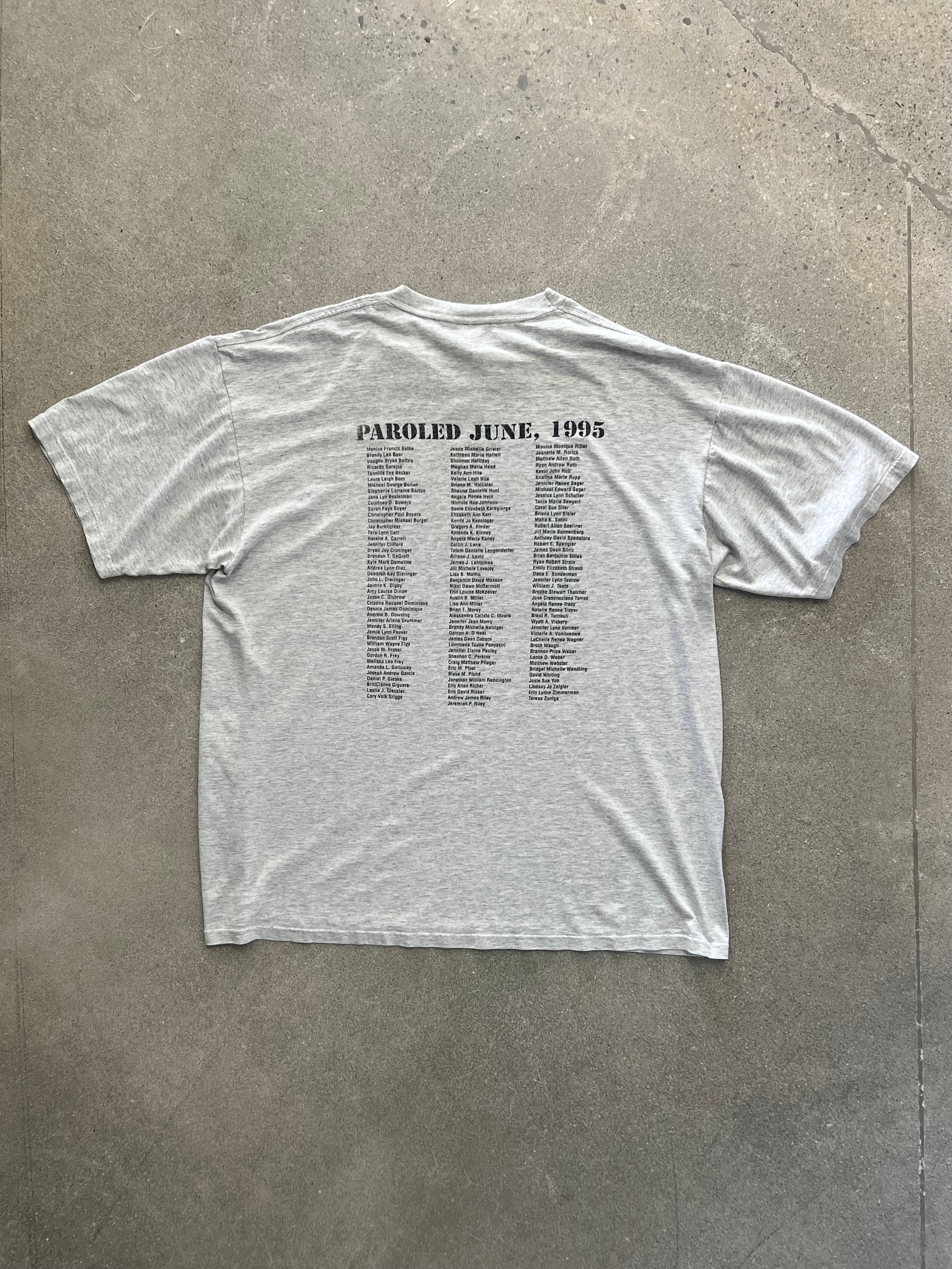 1995 4 Year Sentence Graduation T-Shirt - XL