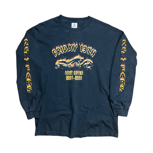 2006 Friday 13th Port Dover Flame Long-sleeve Shirt - L
