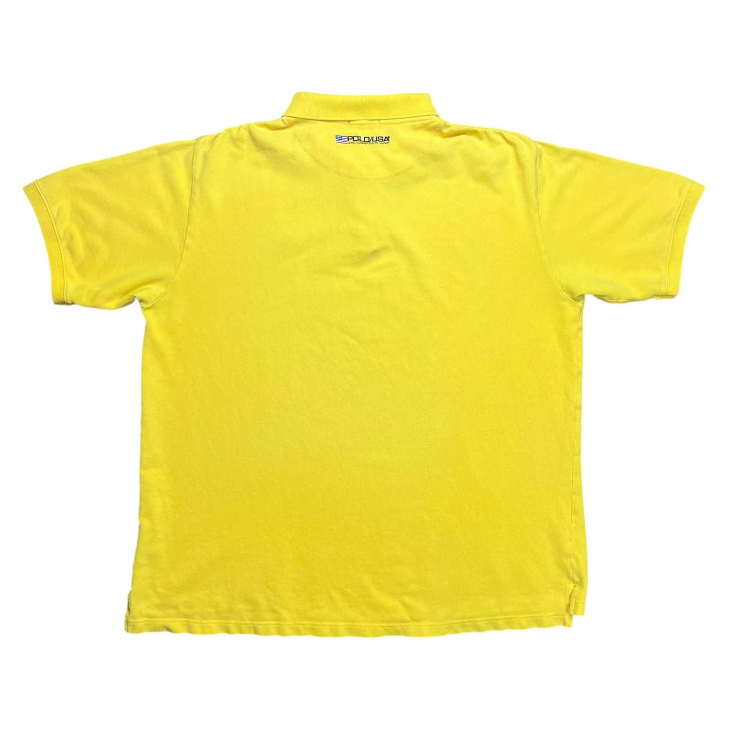 Polo Jeans Co Ralph Lauren Yellow USA Polo Shirt - XL