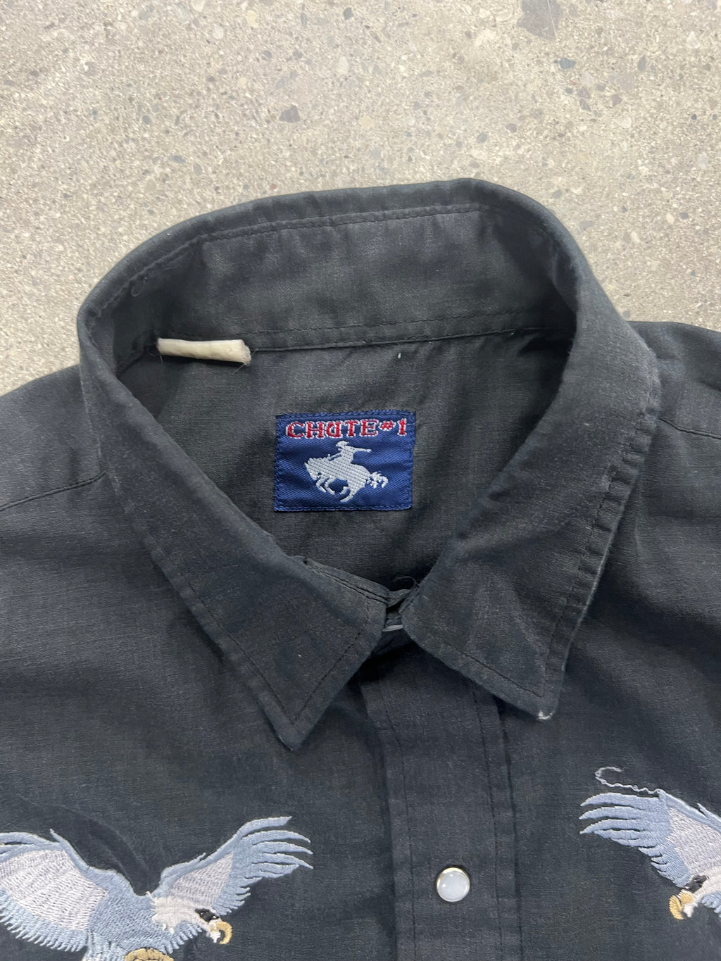 Chute #1 Western Pearl Snap Button-Up Shirt - L