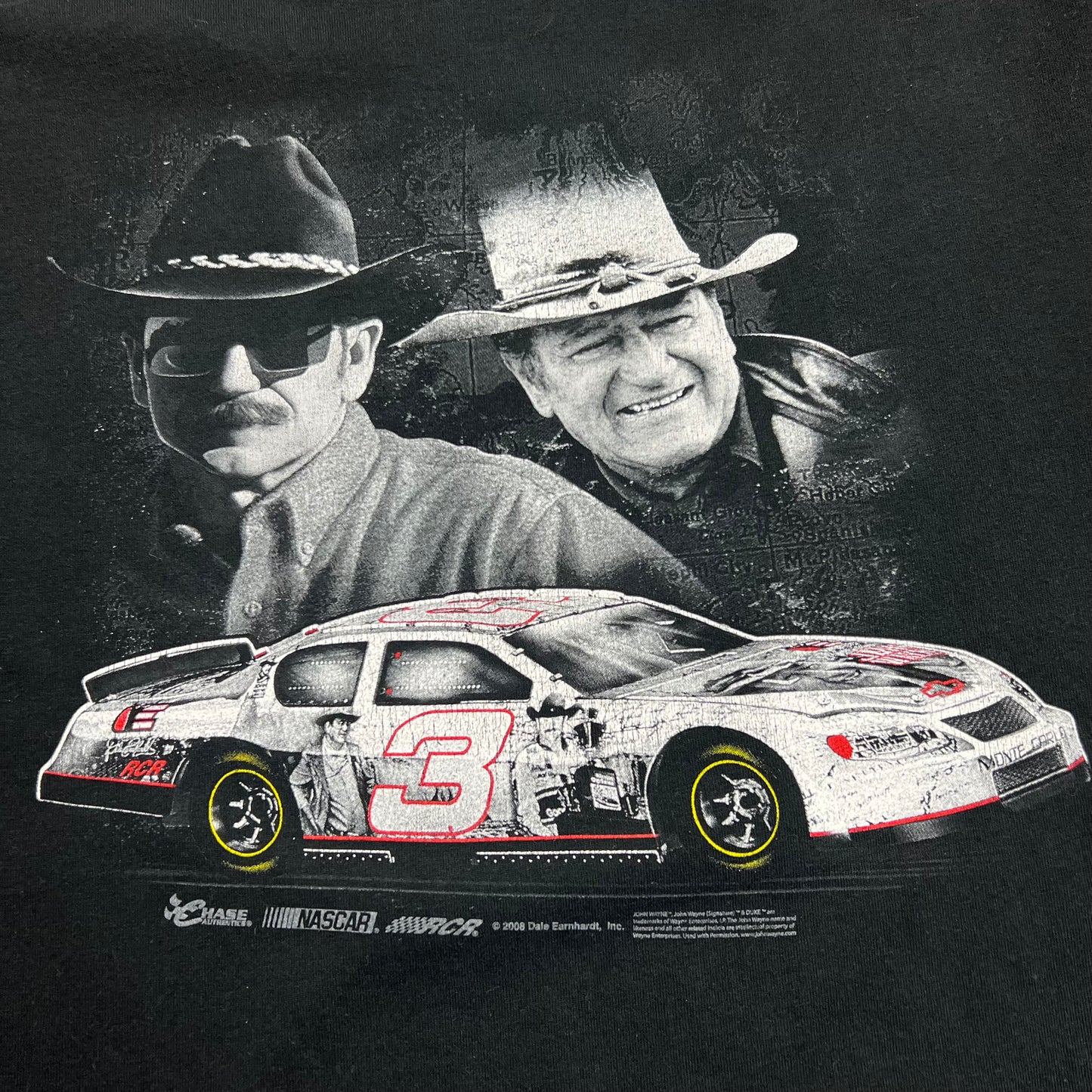 2008 Dale Earnhardt Jr. & John Wayne NASCAR Long-sleeve Shirt - L