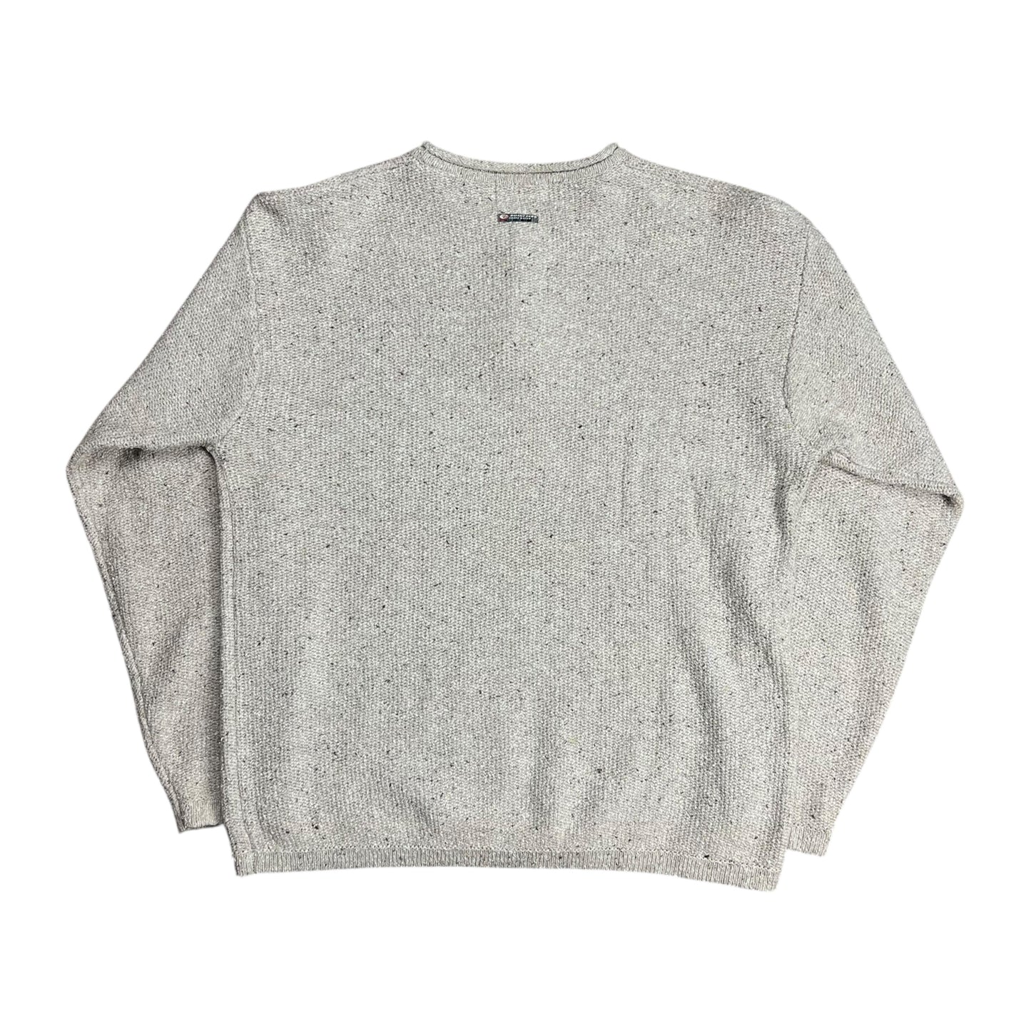 Point Zero Button-up Sweater - XL
