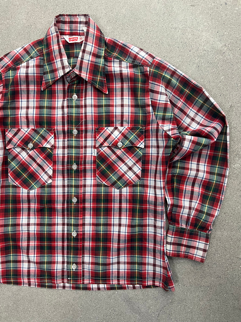 Levi’s Western Plaid Button-Up Shirt - S