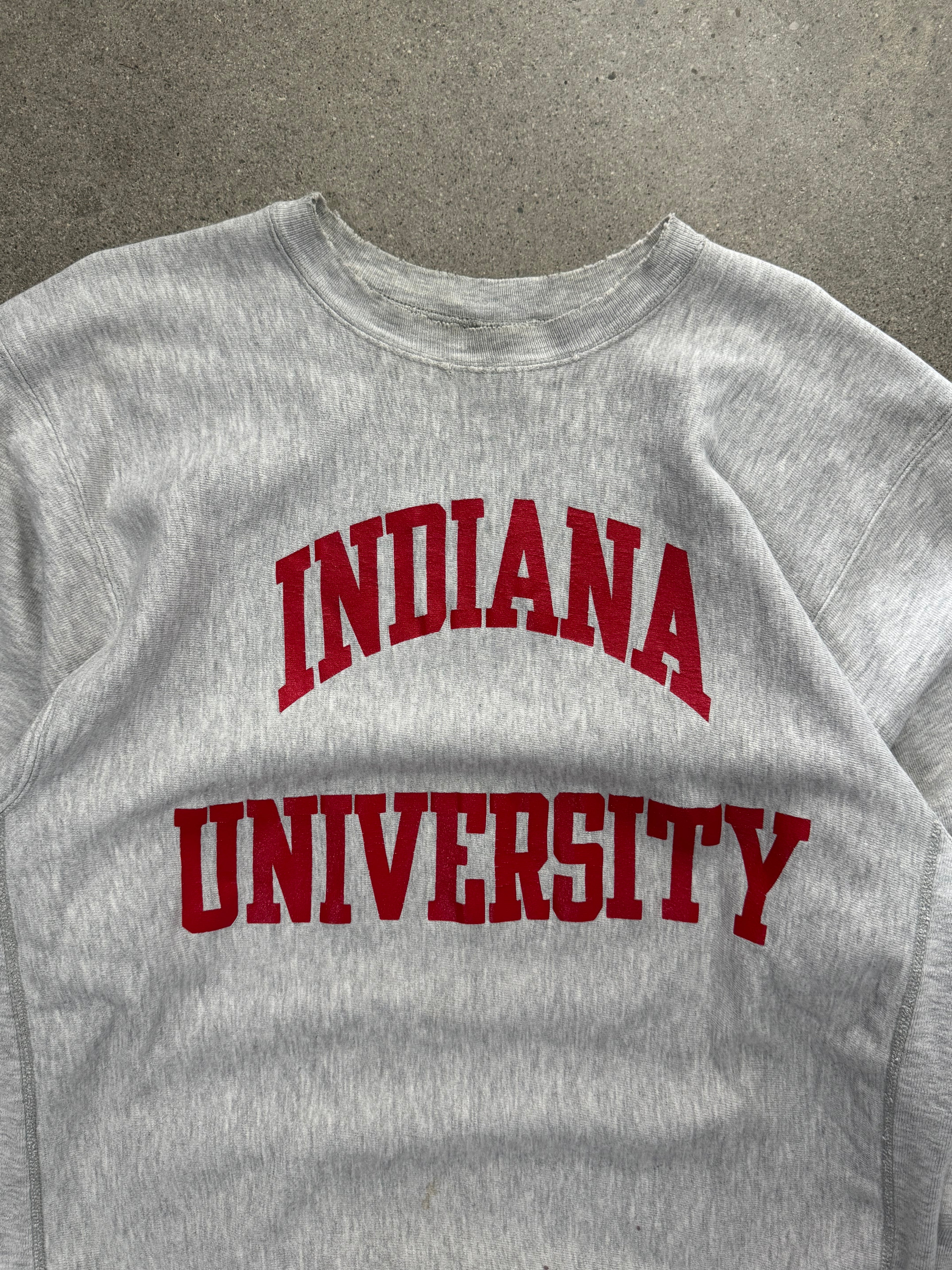 Champion Reverse Weave Indiana University Collegiate Crewneck Sweatshirt - XL