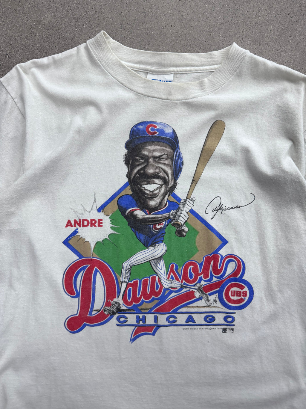 1988 Salem Sportswear Andre Dawson Chicago Cubs MLB T-Shirt - L