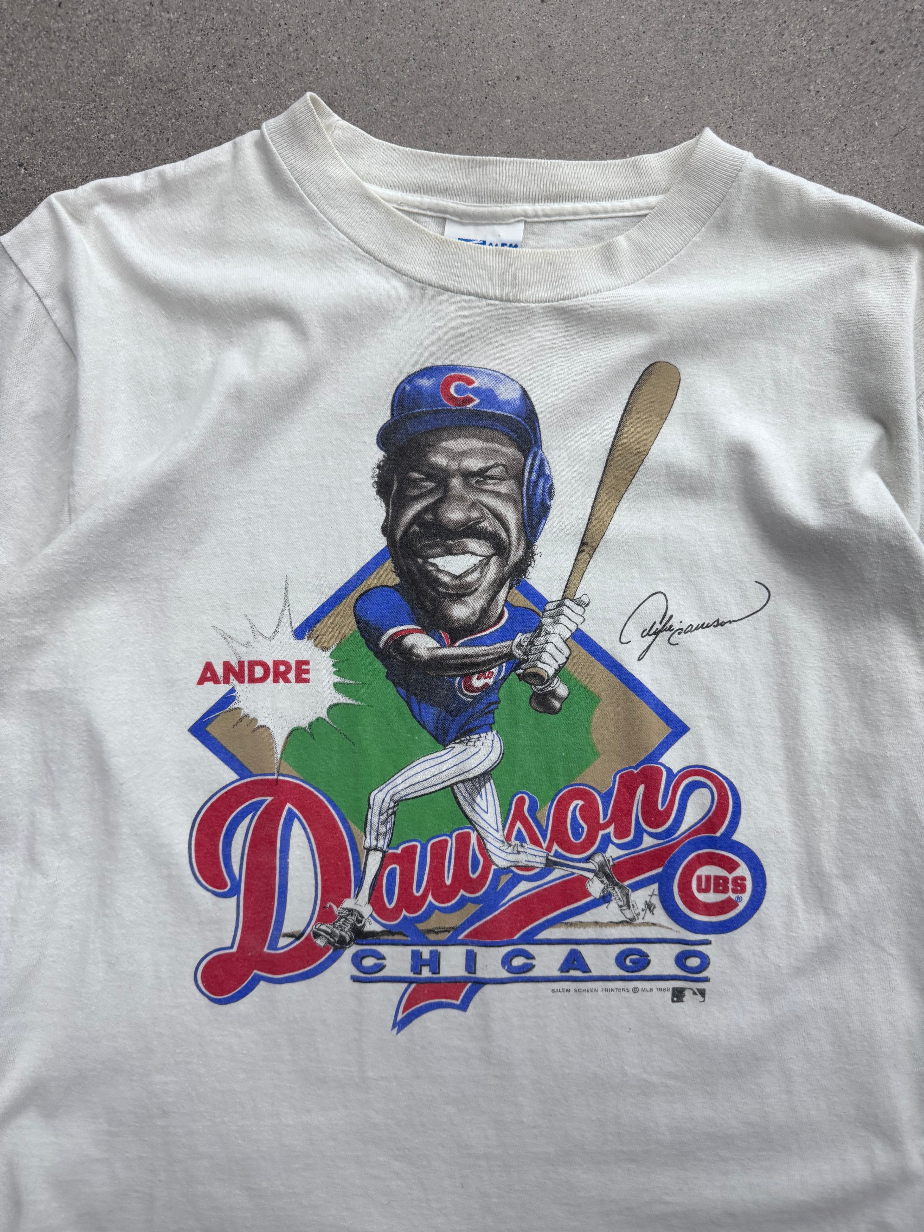 1988 Salem Sportswear Andre Dawson Chicago Cubs MLB T-Shirt - L
