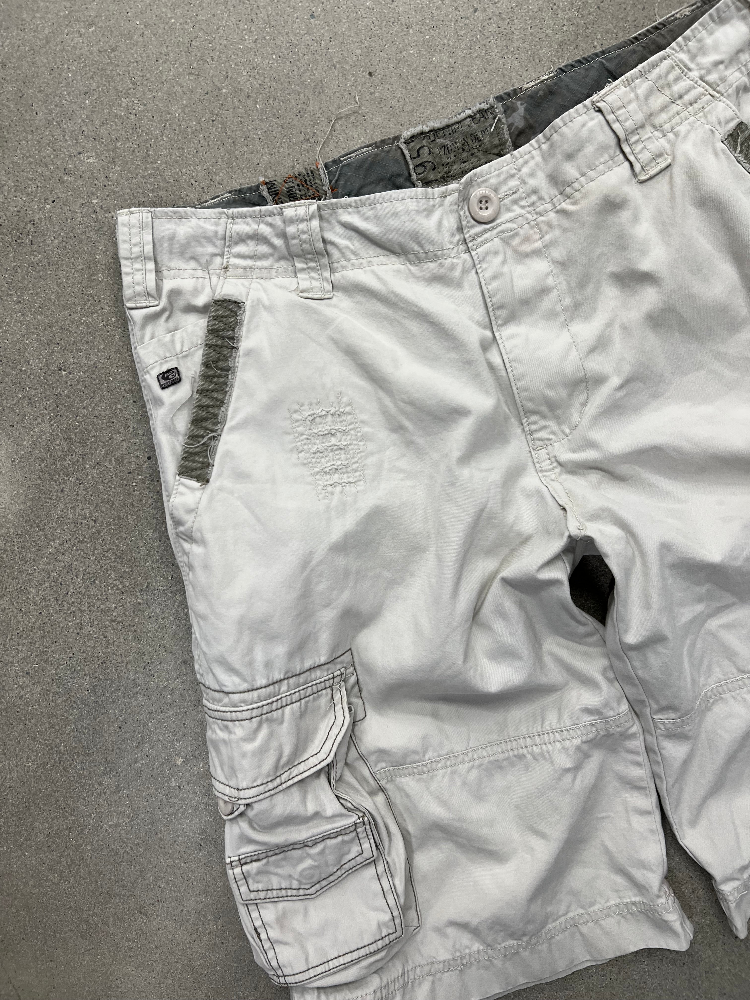 Point Zero Repaired Cargo Shorts - 34”